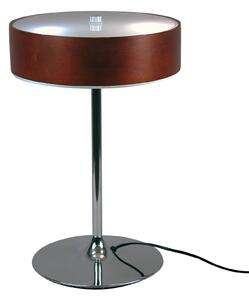 Ušlechtilá stolní lampa Malibu s ebenovým dekorem
