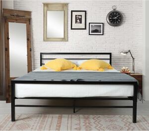 Hector Kovová postel Eveline 160x200 dvoulůžko - černé