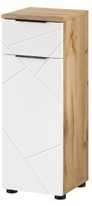 Szynaka Koupelnová skříňka Mazi 45 30 cm dub Wotan/bílá