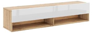 Vivaldi Závěsný TV stolek Derby 140 cm dub Wotan/bílý