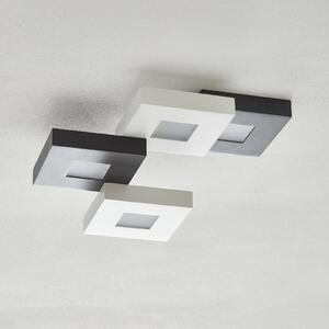 Bopp Line - LED stropní svítidlo černobílé, 4zdr