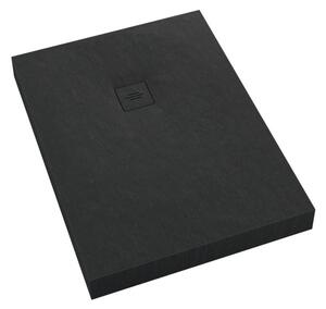 Schedline Nonlimits Black Stone obdélníková sprchová vanička 120x80 cm černá 3ST.N1P-80120/C/ST-M1/C/ST