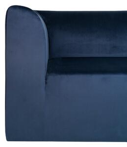 House Nordic Pohovka Alba Lounge (Pohovka v tmavě modré sametové barvě - pravá strana\n160/90x272xH67 cm\nHN1005)