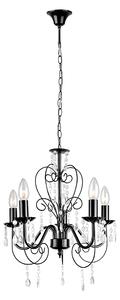 Toolight Rea, Stropní svítidlo EBT010-5CP BLACK, OSW-01245
