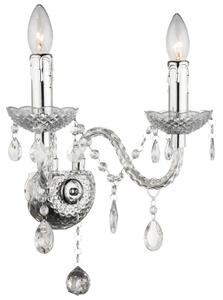 Toolight Nástěnné svítidlo Klasic D62 EBT017-2W transparent
