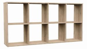 TP Living Regál MALAX 147 cm dub sonoma