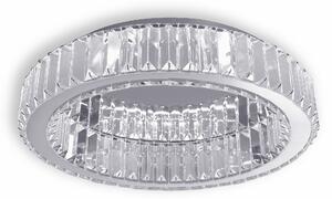 Toolight Toolight, křišťálové stropní svítidlo 50cm, 30W, 4000K, 1401lm, APP1744-C, chromová, OSW-09308