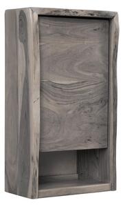 WOODLAND Závěsná skříňka 40x70 cm, šedá, akácie