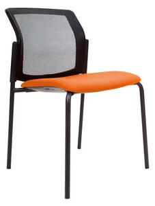 Jednací židle M5N, bez područek Oranžová