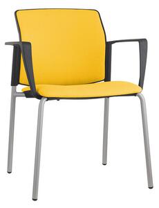 Jednací židle M5N, s područkami Žlutá