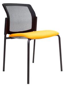 Jednací židle M5N, bez područek Žlutá