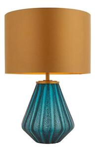 Endon 93059 - Stolní lampa ALYSSIA 1xE27/10W/230V zlatá/modrá