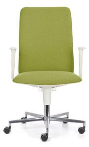 Ergonomická židle FLAP/W s područkami Zelená