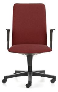 Ergonomická židle FLAP/B s područkami Červená