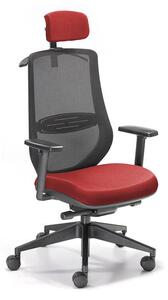 Moderní ergonomická židle RONDA červená