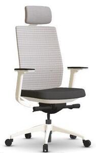Moderní ergonomická židle VIP/A1W Šedá