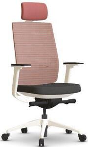 Moderní ergonomická židle VIP/A1W Červená