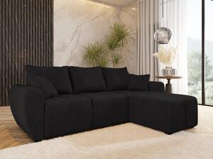 Designová rozkládací sedačka BIANA - černá
