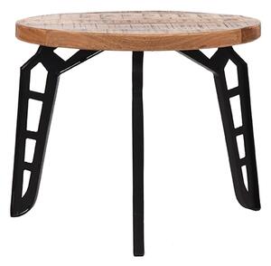 LABEL51 Přírodní mangový odkládací stolek Flin