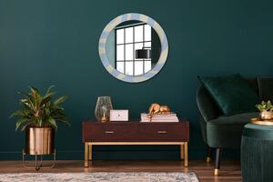 Kulaté dekorační zrcadlo Abstraktní tvar