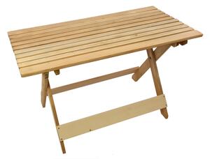 Vingo Skládací dřevěný stůl, 120 x 77 cm