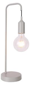 Stolní lampa LAREN - 1xE27, 40W, šedá