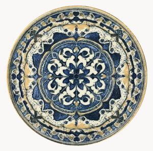 Sada porcelánových mělkých talířů Granada, 3 díly