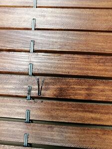 Vingo Dřevěná roleta - barva třešeň 120x250 cm s kazem