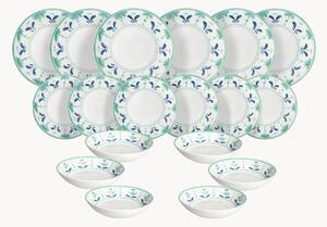 Sada porcelánového nádobí Madison Positano, pro 6 osob, 18 dílů