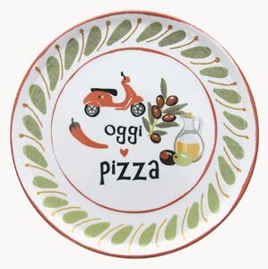 Sada kulatých talířů na pizzu Cinzia Oggi Pizza, 6 dílů