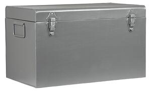 Šedý kovový úložný box Vint M