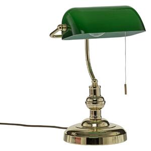 Stolní lampa Lindby, Milenka, Zlatá / mosazná, Obývací pokoj, Kov, Starožitný