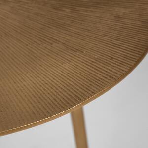 LABEL51 Zlatý kovový odkládací stolek Obber