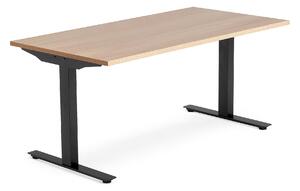 AJ Produkty Psací stůl MODULUS, T-nohy, 1600x800 mm, černý rám, dub