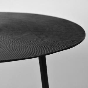 LABEL51 Černý kovový odkládací stolek Obber