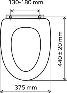 Novaservis - Sedátko MDF, WC/SOFTMDF