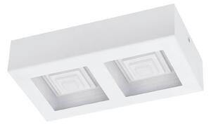 Ferreros - dvoužárovkové LED stropní svítidlo bílé
