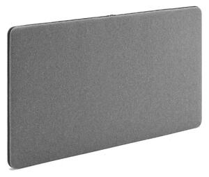 AJ Produkty Nástěnka - akustický panel ZIP CALM, 120x650 mm, černý zip, šedá