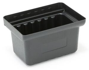 AJ Produkty Plastový box k policovému vozíku MOVE, 350x240x200 mm, černý