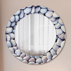 Kulaté dekorativní zrcadlo Kolo mořských kamenů