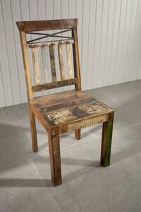 OLDTIME Židle, lakované indické staré dřevo