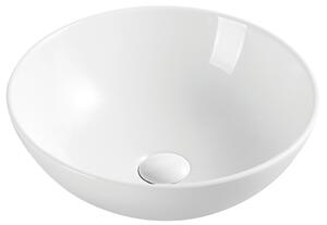 Hydroland Keramické umyvadlo na desku Fiona ø40 cm, bílé