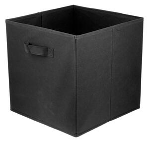DOMINO - Úložný box textilní LAVITA černý 31x31x31