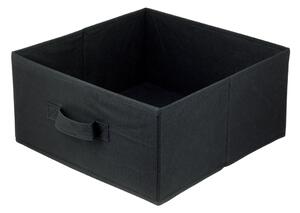 DOMINO - Úložný box textilní LAVITA černý 31x31x15