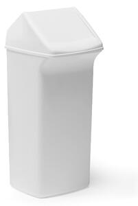 AJ Produkty Odpadkový koš ALFRED, 40 l, bílý, bílé víko