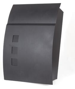 DOMINO - Poštovní schránka černá Enzo