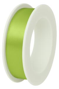 Stuha saténová hráškově zelená 15mm x 3m (6,-Kč/m)