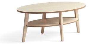 AJ Produkty Konferenční stolek HOLLY, 1200x700 mm, bříza
