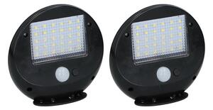Grundig - SADA 2x LED Solární nástěnné svítidlo se senzorem LED/3,2V P3338