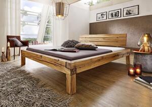 YUKON postel 200x200cm, prírdný masivní dub